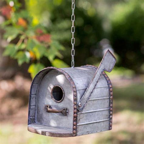 bird houses made with old post office metal mailbox doors|bird houses made from mailbox.